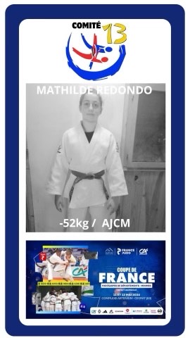 Championnats de France judo mathilde redondo